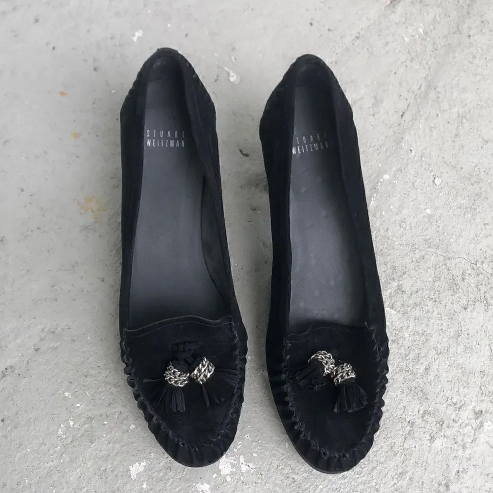 Stuart  Weitzman  platform moccasins